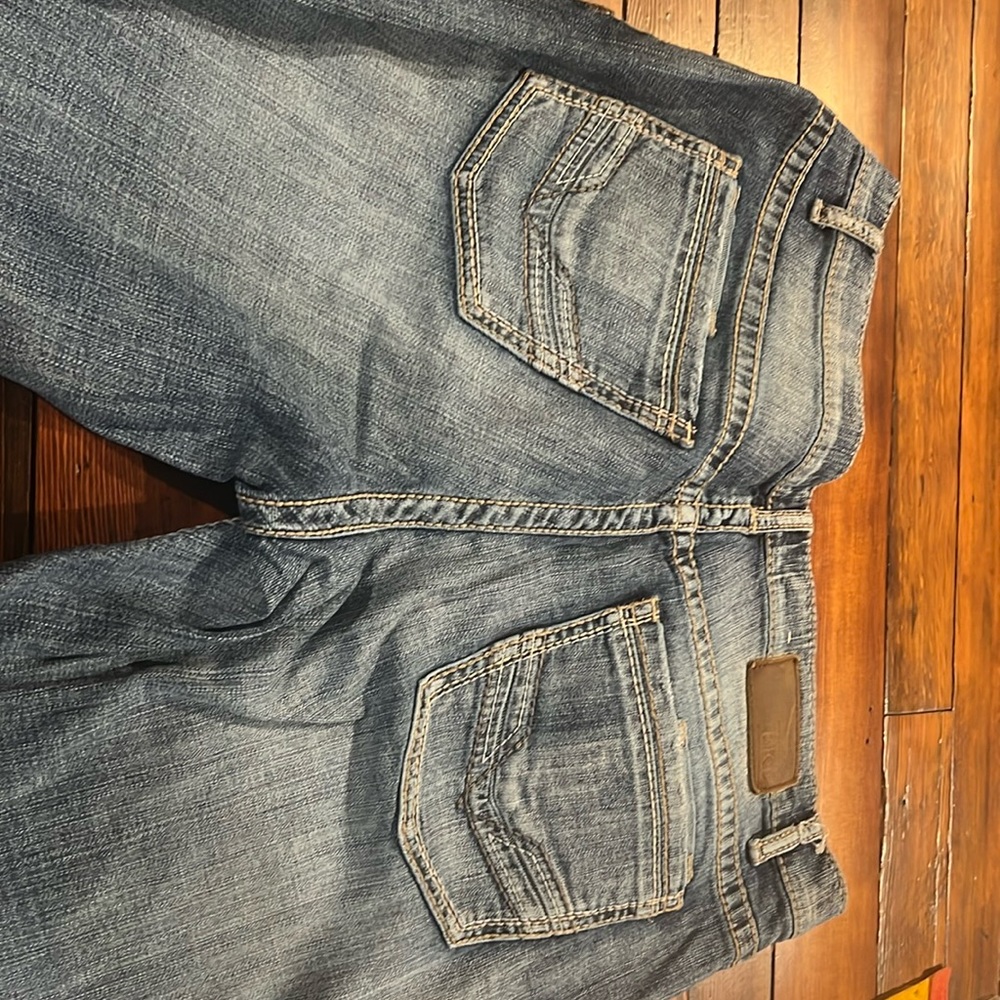 These are BKE, Seth, straight jeans